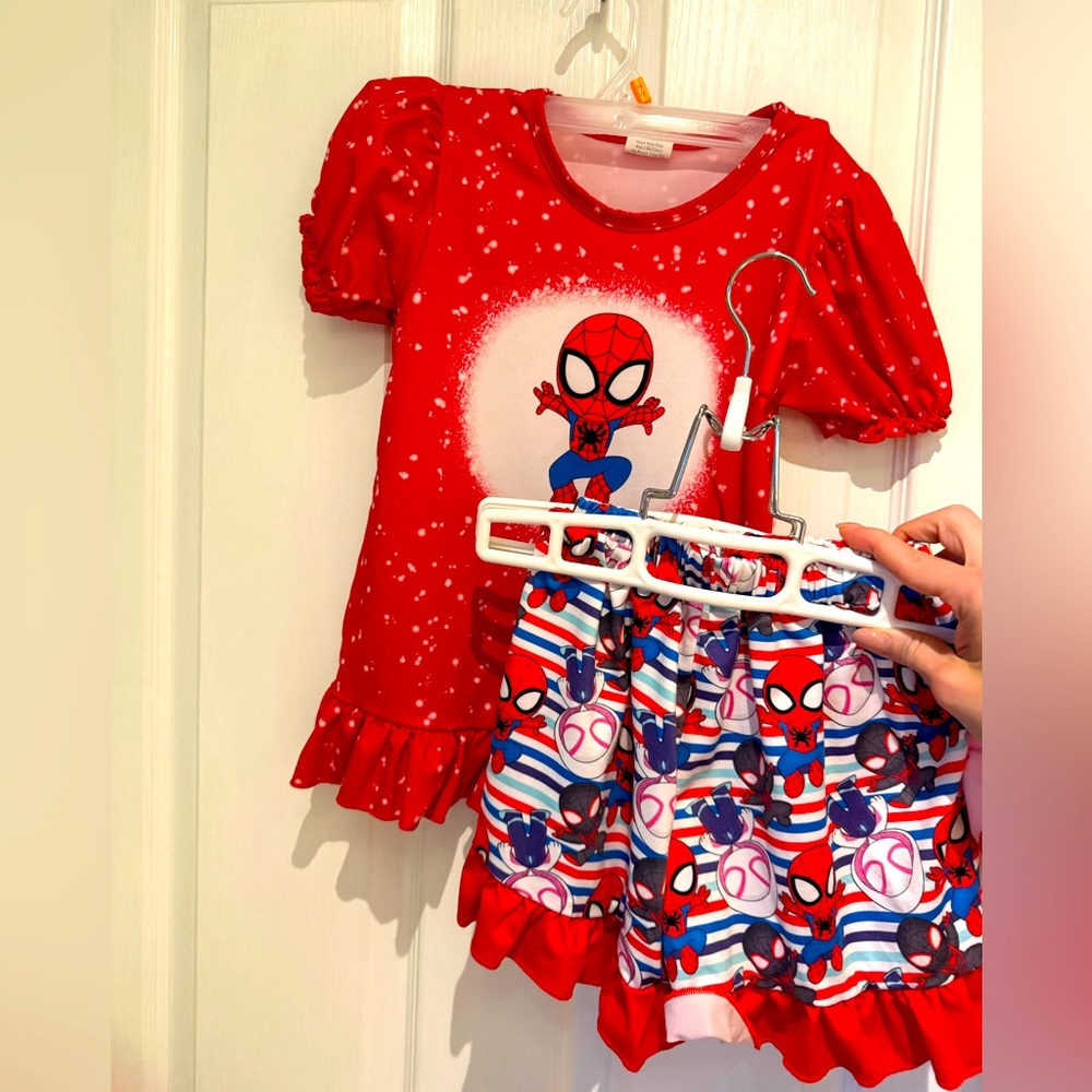 Spidey and friends short set size 6-7